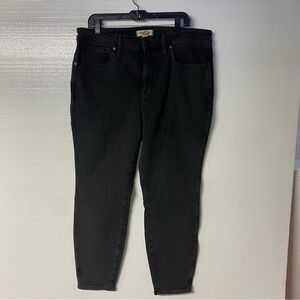 Madewell Jeans Women 18W Black 10 High Rise Jeans Denim Magic Pocket Armand Wash